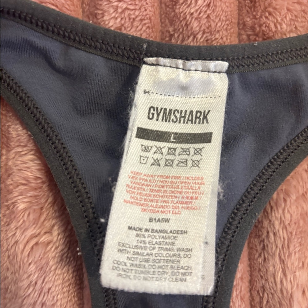 Gymshark Charcoal Gray Sports Bra - Picture 2 of 6